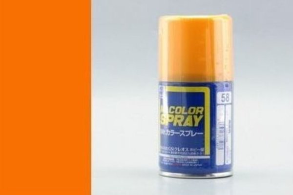 Mr Hobby -Gunze Mr. Color Spray (100 ml) Orange Yellow