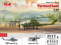 Forward base Cobra AH-1G+Bronco OV-10A w.US...