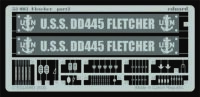 Zerstörer DD445 Fletcher Fotoätzsatz