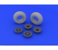 P-51 wheels for Tamiya