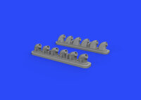 P-40E exhaust stacks for Hasegawa