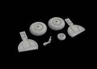 Bf 108 wheels for Eduard