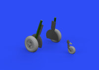 Bf 108 wheels spoked for Eduard