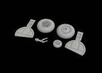 Bf 108 wheels spoked for Eduard