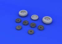 Me 262 wheels for Tamiya