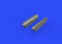 P-51D exhaust stacks w/fairing f.Airfix