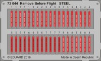 Remove Before Flight STEEL