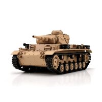 1/16 RC PzKpfw III Ausf. H sand BB+IR