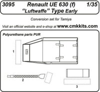 Renault UE 630 (f) Luftwaffe Type Early für Tamiya...