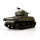 1/16 RC M4A3 Sherman grün BB+IR (Metallketten)