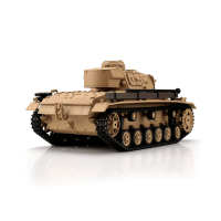 1/16 RC PzKpfw III Ausf. H sand BB+IR (Metaltracks)