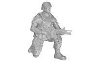 Kneeling Soldier (on right knee)US Army Infantry Squad...