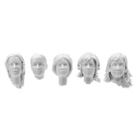 1/16 Figure Kit Wehrmacht tank crew heads female
