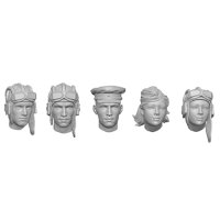 1/16 Figure Kit russian tank crew heads