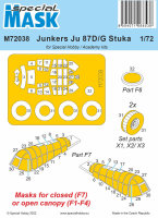 Junkers Ju 87D/G Stuka Mask / for Special Hobby and...