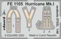 Hurricane Mk.I seatbelts STEEL for Airfix