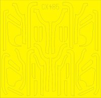 B-17G antiglare panels(VE production)for Airfix