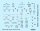 Hawker Typhoon stencils 1/48 for HASEGAWA