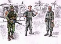 LRRP US Hubschrauber Besatzung Vietnam