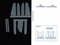 P-39 Airacobra control surfaces für Eduard-Bausatz
