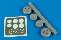 Me-262A wheels & paint mask for HOB