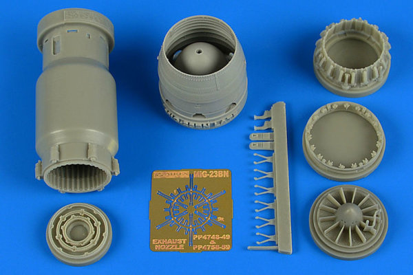 MiG-23BN late exhaust nozzle-opened for Trumpeter