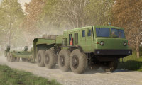 MAZ-545 Transporter with CHMZAP-5247G Semi-trailer