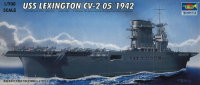 USS Lexington CV-2 05/1942 mit Flugzeugen und...