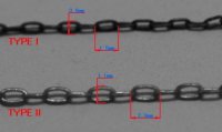 40cm universal fine chains set (2 types)