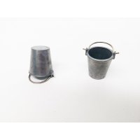 1/16 Accessories Metal Bucket Set