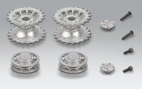 Metal drive and idler wheels for Tiger 1 tank Late Version