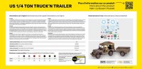 US 1/4 Ton Truck n Trailer