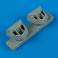 P-38J Lightning correct air intakes für Academy Bausatz