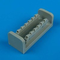 Bf 109F exhaust für Fine Models Bausatz