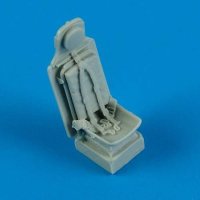 P-51D Mustang seat with safety belts