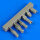 Bf 110 air intakes for Eduard