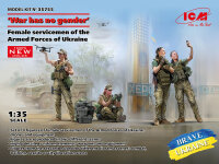 War has no gender. Female servicemen of the Armed Forces...