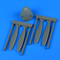 P-51K/Mk.IV Mustang propeller for Tamiya