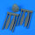 P-51K/Mk.IV Mustang propeller for Tamiya