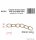 Coarse brass chain with rounded links - suitable for 1/35 scale