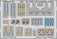 F-4E seatbelts STEEL 1/48 MENG