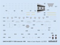 F-35A stencils 1/48