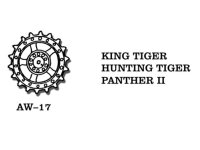 Tracks for King Tiger. Hunting Tiger Jagdpanther II...