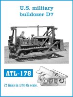 Tracks for U.S. military bulldozer D7