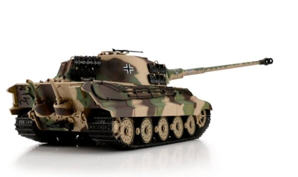 1/16 RC Kingtiger camo Henschel Turret BB+IR (Metal Tracks)
