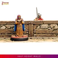 Dungeons & Lasers Dwarven Mine Half-Height Walls