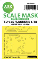 Su-35S  Flanker E double-sided painting mask for Great...