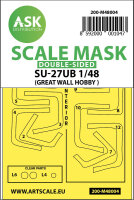 SU-27UB double-sided painting mask for Great Wall Hobby