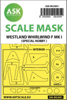 Westland Whirlwind Mk.I double-sided  painting mask for...