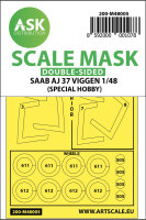 SAAB AJ 37 Viggen double-sided painting mask for Special Hobby